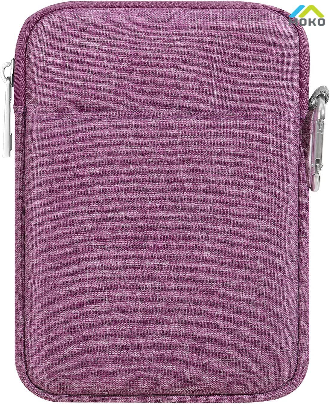 MoKo 6.8 Inch Kindle Sleeve Bag, Protective Nylon Cover Fits Kindle Paperwhite 2021, Fire 7 2022, New Kindle 10th Gen 2019, Carrying Case for Kindle Voyage/Kindle Oasis 6"