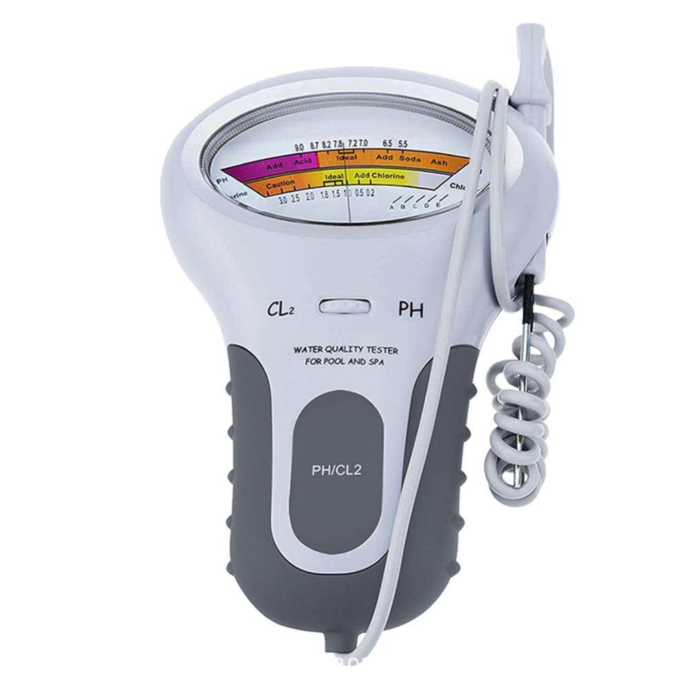[HomeToolss] Water Quality Testing Device Professional PH Chlorine Cl2 Level Meter Tester Water Monitor for Swimming Pool Spa