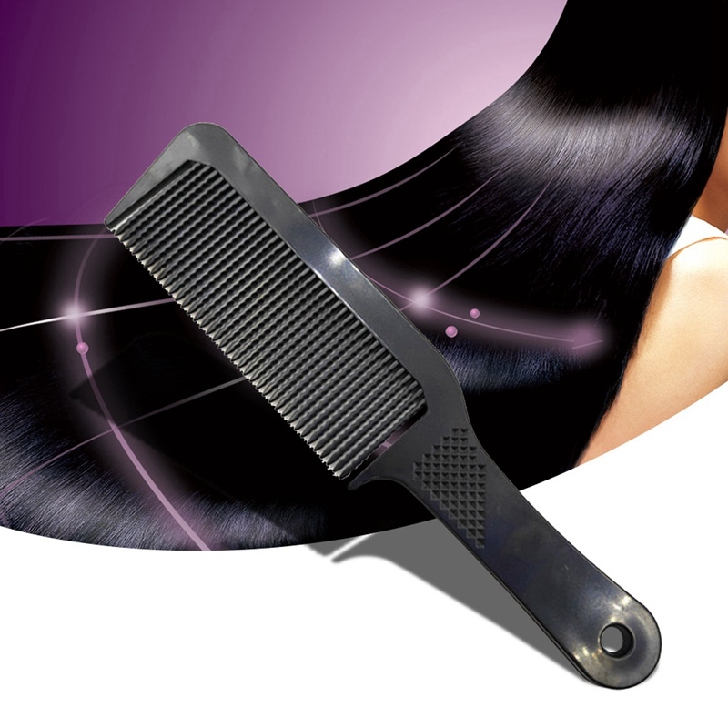 {hot} 1 Pc Black Static Long Waved Teeth Carbon Comb Women Make Hair Smooth Professional Hairdressing Men For Hairstyling
