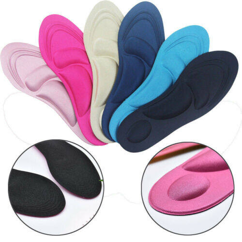 【♡Lovely girls house♡】1Pair Foot Care 4D Sponge Pain Relief Soft Insoles Arch Support Cutting Shoe Pad