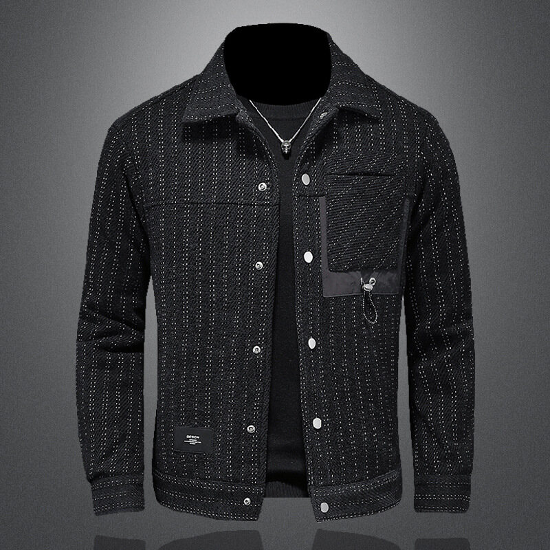Boys' Slim Fit Retro+Thickened Coat Small Fragrance Light And Thin Down Coat Men ราคา 3,585 บาท*ส่งฟรี