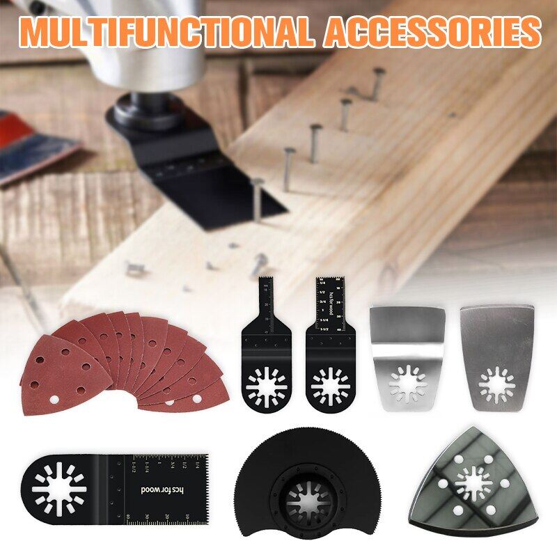 Dao động lưỡi nhanh chóng phát hành dụng cụ rung lắc đa-ftion công cụ lưỡi cưa S Renovator tông đơ lưỡi cưa đa gỗ cắt Kit