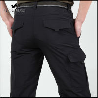 Fuguiniao Mens Lightweight Tactical Pants Breathable Summer Casual Army Military Long Trousers Male Waterproof Quick Dry Cargo Pants