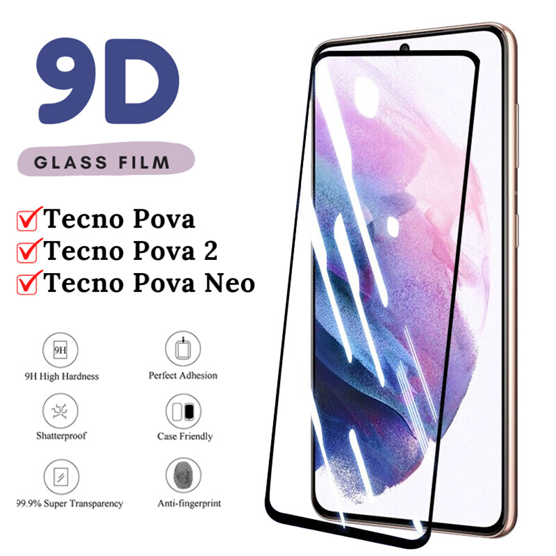 Vantime cho TECNO Pova Neo Pova 2 Kính bảo vệ màn hình bằng kính cường lực Độ cứng 9H Phim bảo vệ trong suốt cao HD