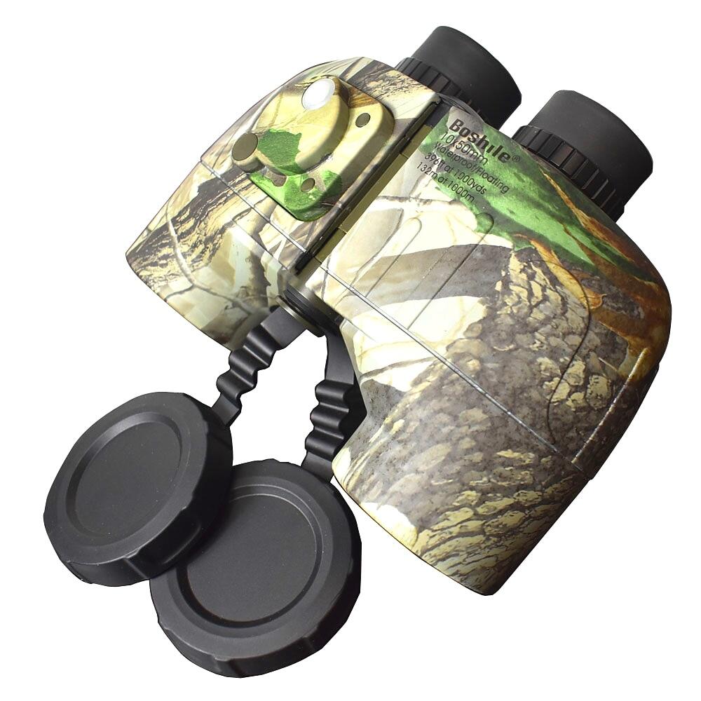 10X50 Binoculars 100% Waterproof Nitrogen Telescope Big Rangefinder Compass Powerful Professional Military HD Marine ราคา 6,455 บาท*ส่งฟรี