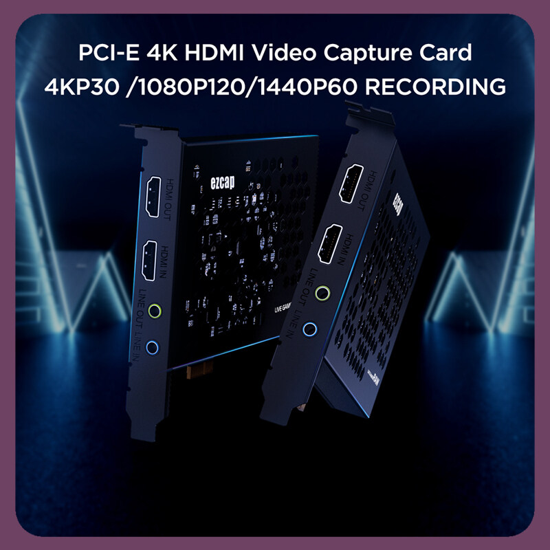 IO CREST Quad HDMI Video Capture Card PCI-e X4 Interface Multi