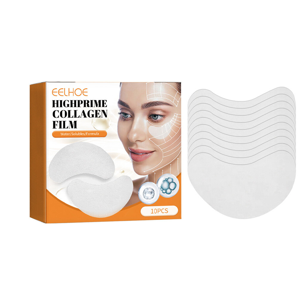 Collagen hòa tan phim miếng dán mắt chống lão hóa dưỡng ẩm làm săn chắc Hyaluronic Mặt nạ che mắt chống xóa nếp nhăn Miếng Dán Gel