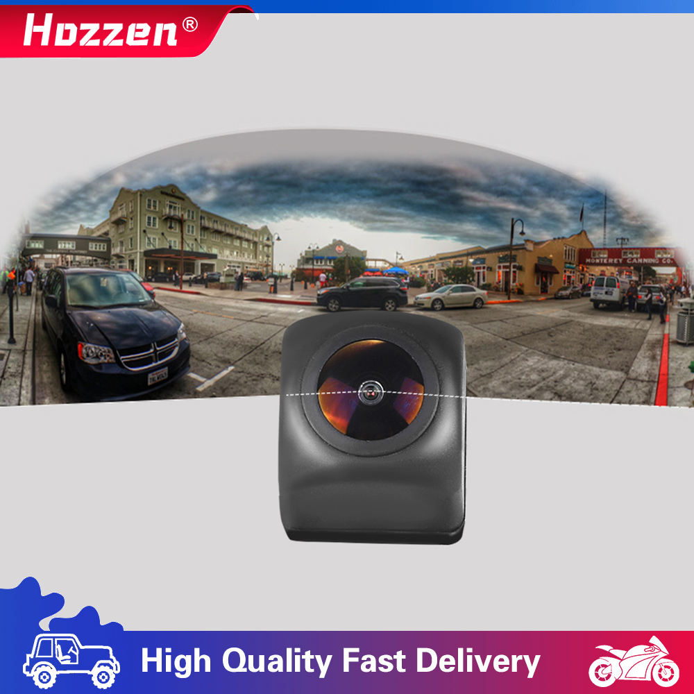 Camera lùi xe ô tô hozzen, ống kính chống nước góc rộng 165 ° camera lùi lùi đỗ xe phía sau quan sát ban đêm hd cho xe hơi