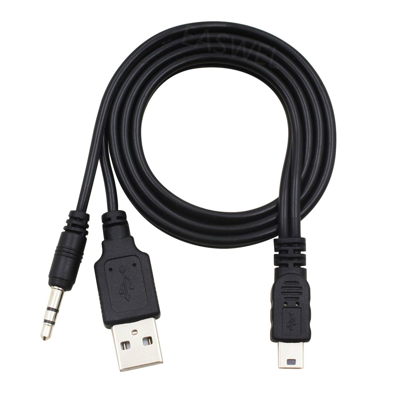 3.5mm Aux Audio Charger USB Cable Power Adapter for iHome IM60 Mini Speaker