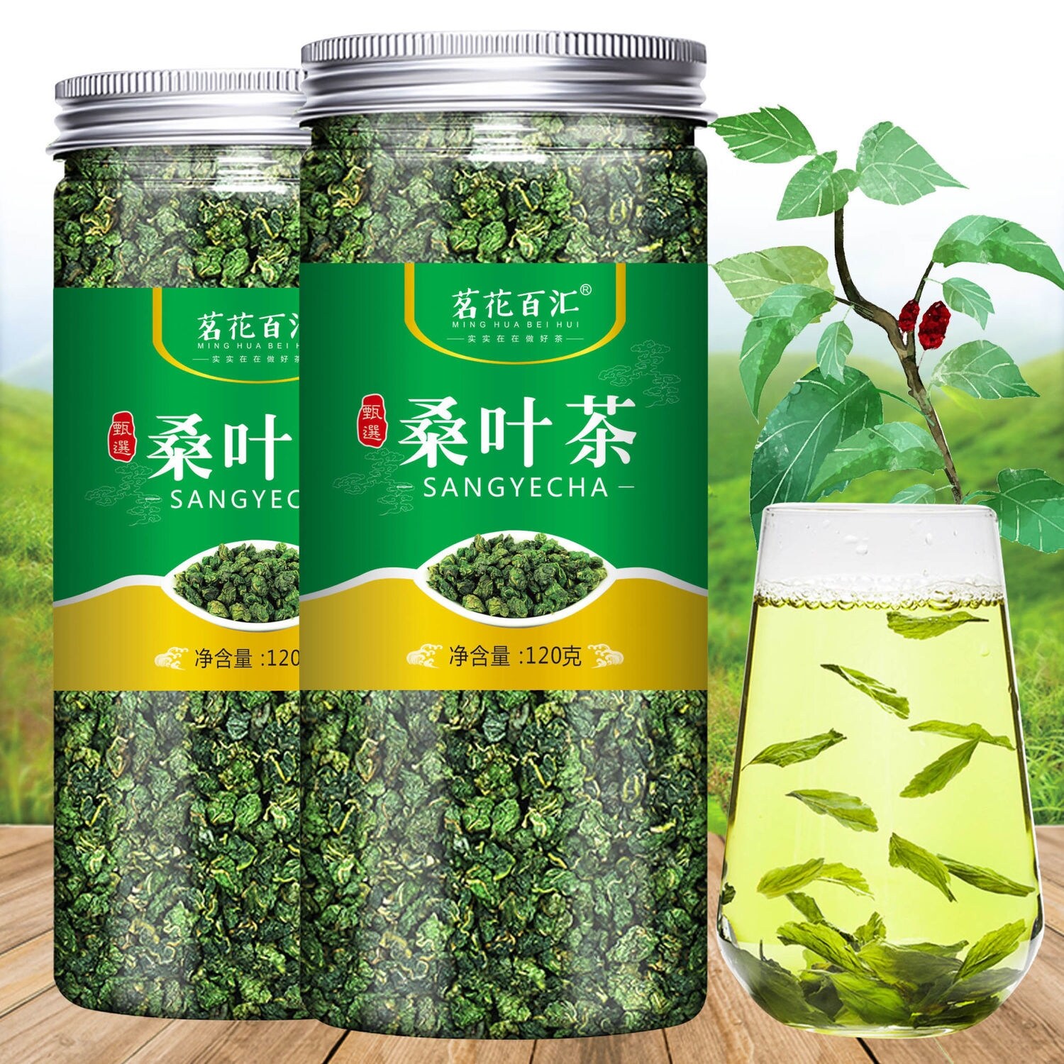 Kem tươi đích thực được lựa chọn trà lá dâu tằm trà lá dâu tằm lá dâu tằm có thể được kết hợp với hoa cúc và Trà Bồ công anh