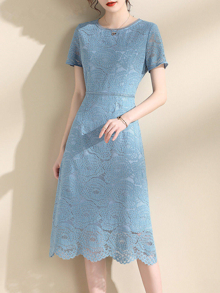 Mua Đầm Ren Chữ A Tôn Dáng Mây Fashion DN002 - Đen - M tại Thời trang Thu  Huyền | Tiki