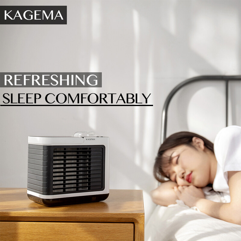 KAGEMA Mini Portable Aircon Stand Desk Fan Air Cooler Airconditioner