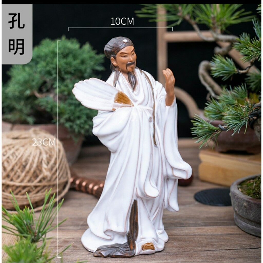 Tượng Khổng Minh Gia Cát Lượng- Tượng Gốm Phật Sơn