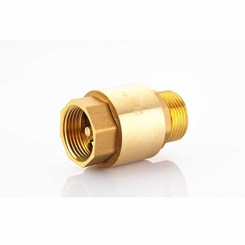[HOT W] thickening Brass 1/2 quot; 3/4 quot; 1 quot; Female x Male thread wire mouth vertical check valve non return valve