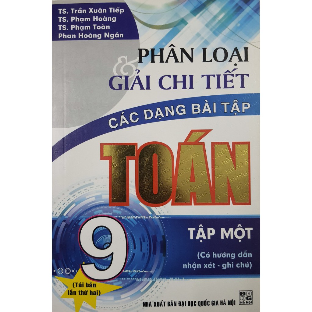 Sách - phân loại và giải chi tiết các dạng bài tập toán 9 tập 1