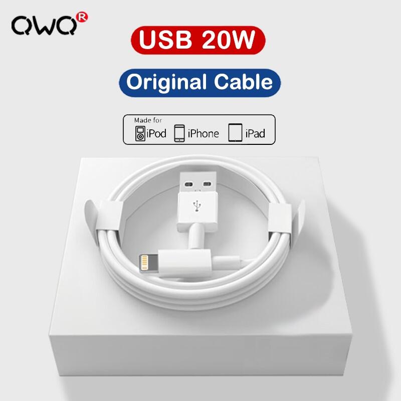 Original 20W USB Cable For iPhone 13 11 12 14 Pro Max Fast Charging XR XS
