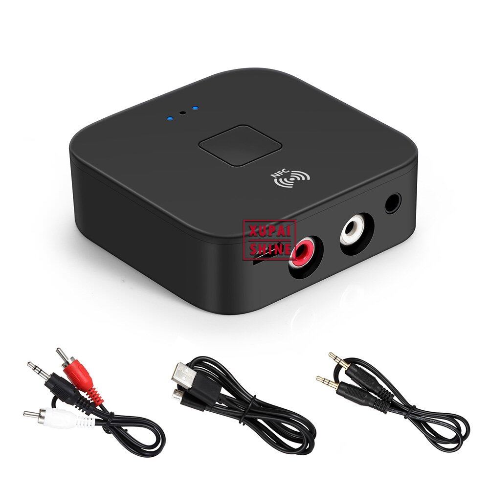 【xps】Bluetooth 5.0 Receiver 3.5mm AUX RCA Plug HIFI Adapter Wireless On Off Car Audio Receiver