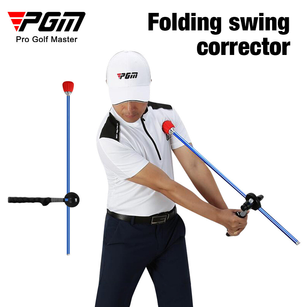 Pgm golf swing huấn luyện viên có thể gập lại có thể điều chỉnh chiều dài tư thế corrector người mới bắt đầu thực hành nguồn cung cấp