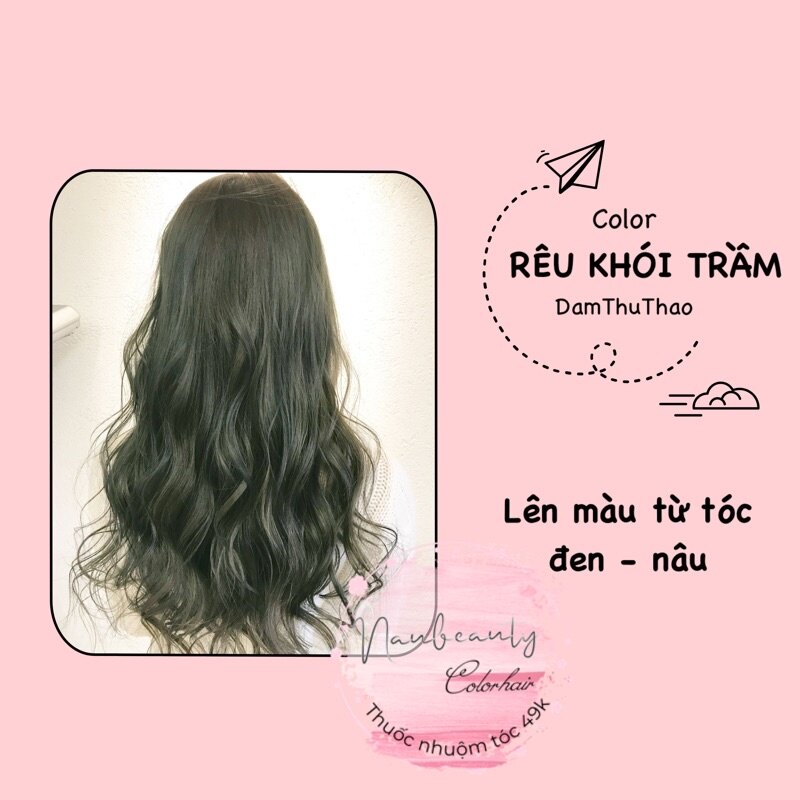 Thuốc nhuộm tóc màu rêu khói trầm