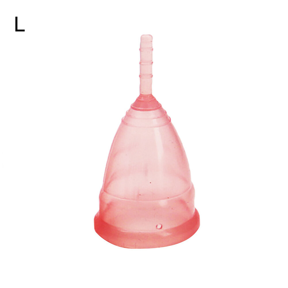 Women Feminine Hygiene Medical Soft Silicone Foldable Reusable Menstrual Cup ราคา 38 บาท*ส่งฟรี