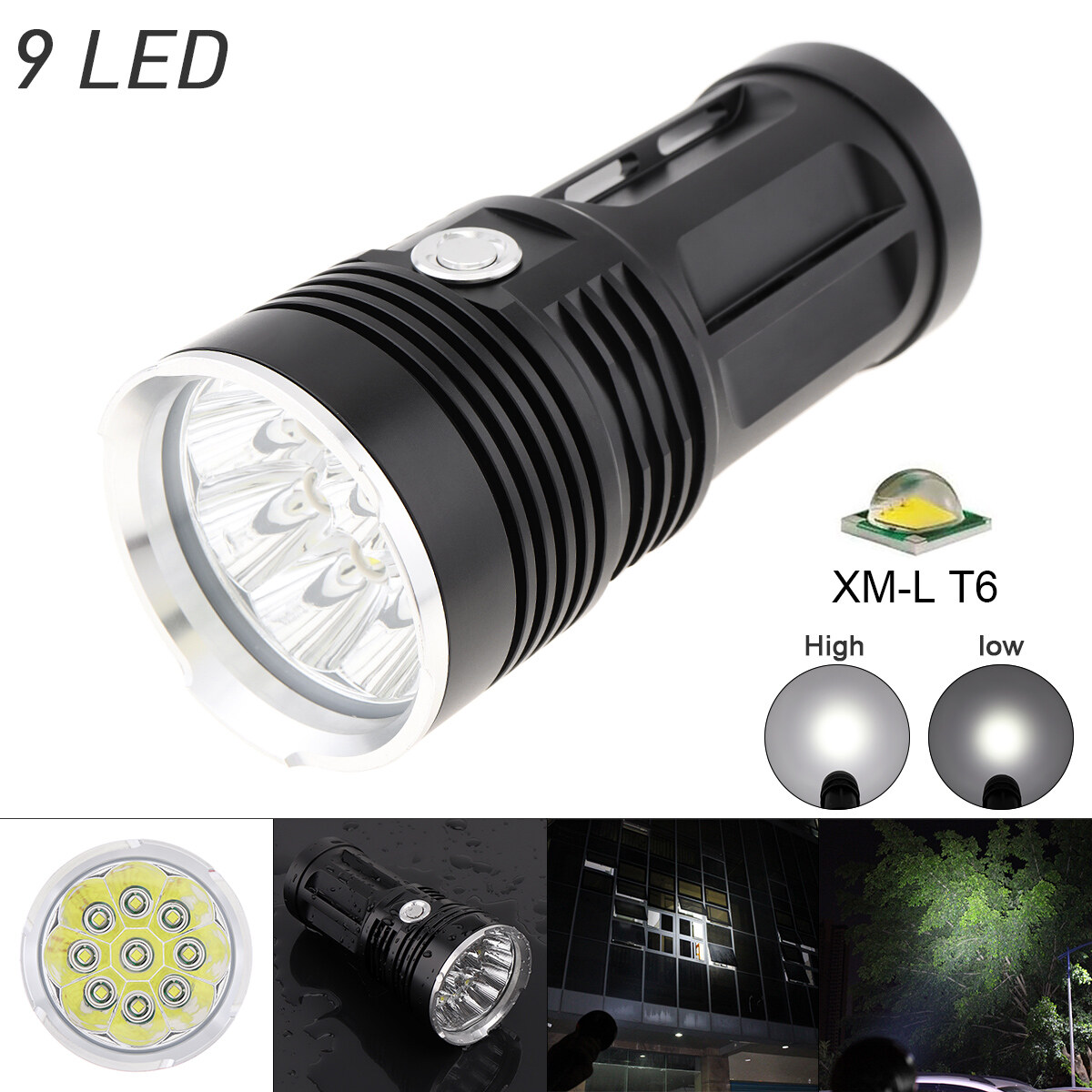 Đèn pin skyray led 2700lm đèn pin