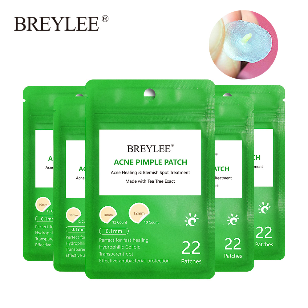 BREYLEE 5 gói lột mụn tinh chất trà xanh sử dụng ban ngày chăm sóc tốt cho da - INTL