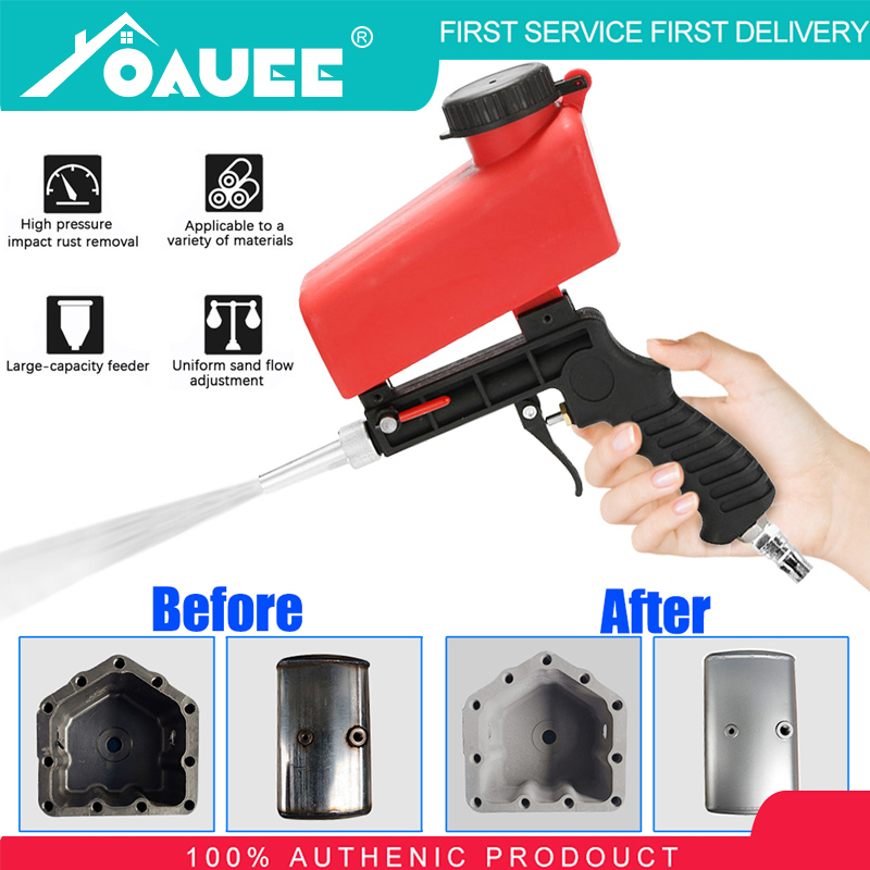 Máy phun cát trọng lực cầm tay dụng cụ khí nén 90psi máy phun cát khí nén cầm tay nhỏ trọng lực điều chỉnh được