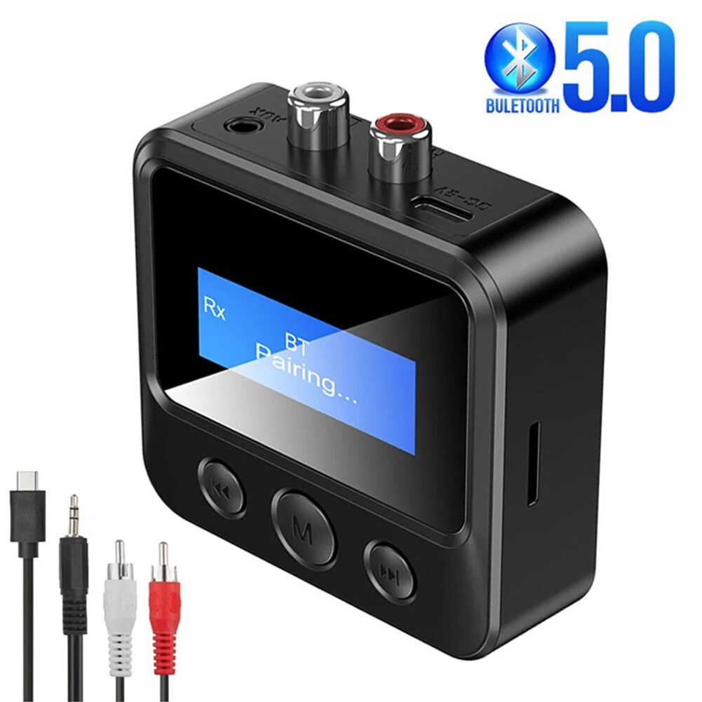 Qiaolis bộ thu phát bluetooth 5.0 bộ chuyển đổi không dây edr dongle usb 3.5mm aux rca cho tv tai nghe máy vi tính âm thanh nổi gia đình âm thanh hifi cho xe hơi