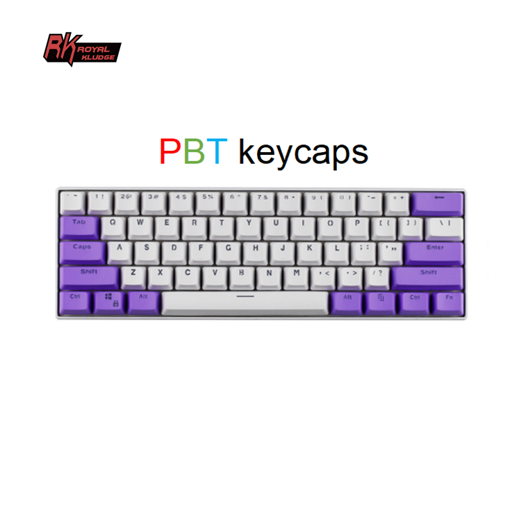 Royal kludge rk61/gk61/ajazz nắp phím bàn phím cơ pbt ansi bố cục mx