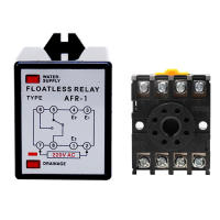 2Days⭐Local Warehouse⭐AC 220V Relays Floatless Level Switch Sensor Liquid Level Control Relay for Home Industrial 50/60hz (Black) Shipping from Philippines