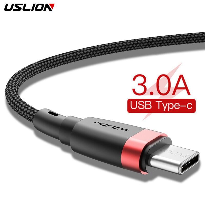 [Hot A] loại USB C cáp cho Samsung S20 S10 S9 S8 3A nhanh sạc Type-C sạc điện thoại dây USB C dây cáp cho XIAOMI mi11 Redmi Note 7