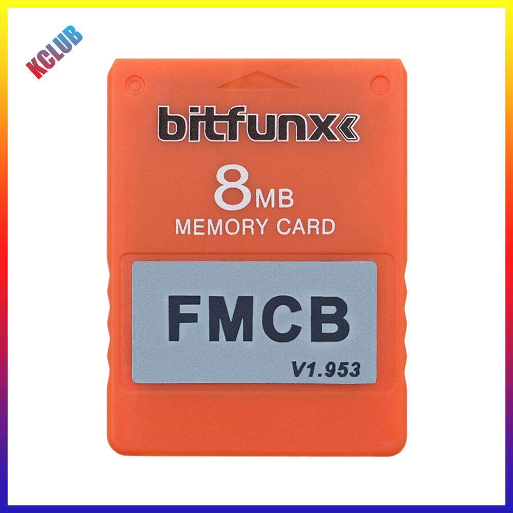 8MB ฟรี McBoot V1.953การ์ดความจำสำหรับ PlayStation 2 FMCB 1.953การ์ดความจำ