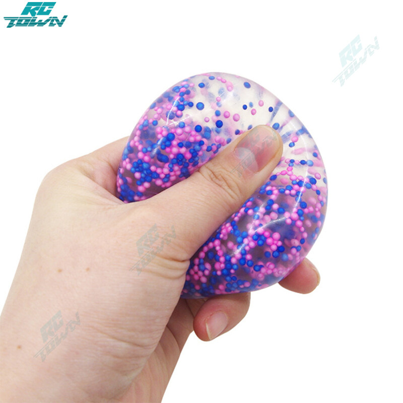 Colorful Pinching Stress Relief Toy Elastic Particle