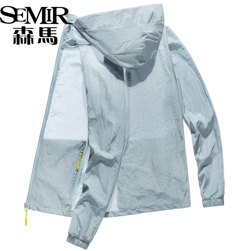 ✁﹊ semir quần áo chống nắng áo khoác mỏng mùa hè 2022 cho nam áo khoác thể thao bằng vải viscose chống nắng cho nam mặc quần áo