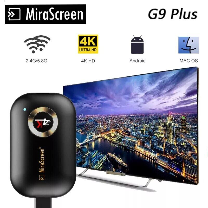 Miracast tv stick bộ thu anycast 4k 5g không dây tương thích hdmi dongle wifi bộ truyền phát màn hình gương cho