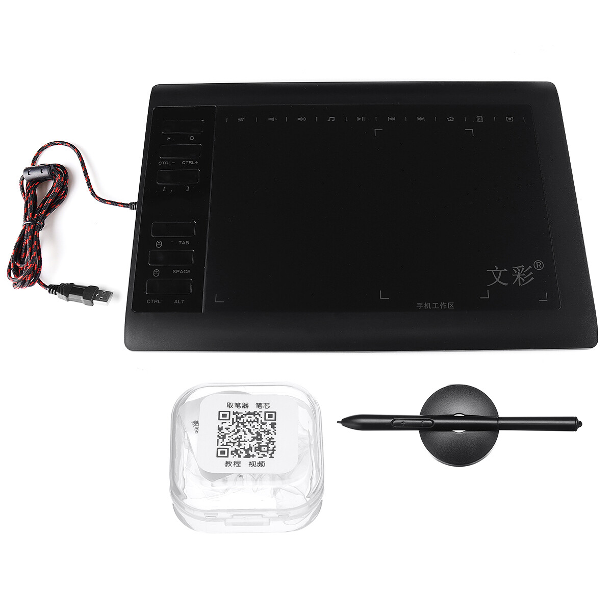 Generic 10x6'' Electronic Drawing Board Large Screen Graphics Drawing