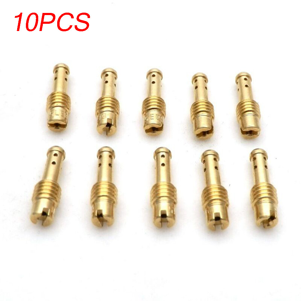 10 Chiếc Pilot Jet 8 Lỗ Chảy Máu Cho Bộ Chế Hòa Khí MIKUNI VM/TM/TMX 10 12.5 15 17.5