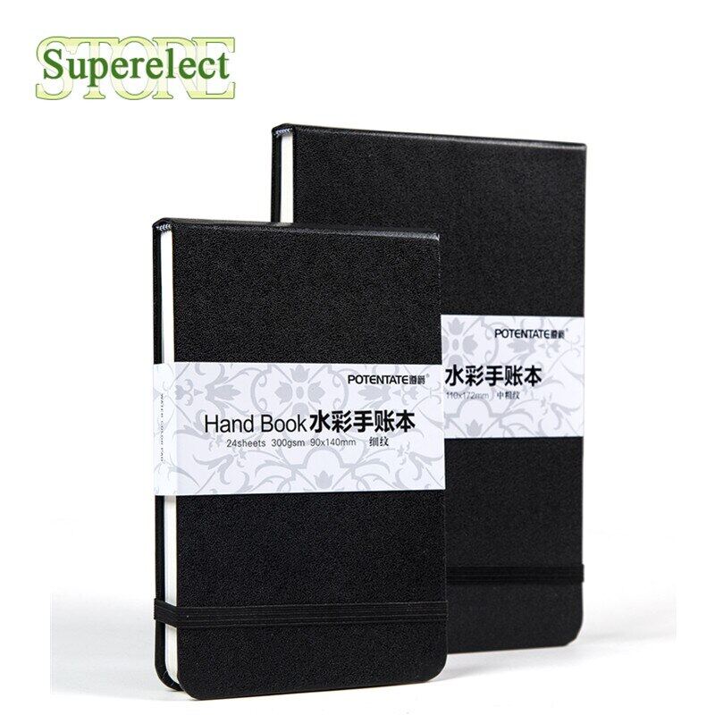 300gsm 24 Sheets Watercolor Notebook Hand Account Book Pad Paper Sketch