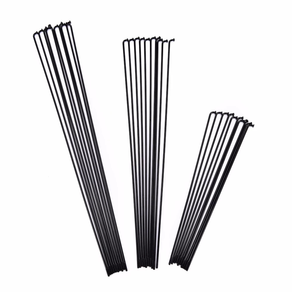 Dreammane bánh xe 700c 170mm-290mm linh hoạt màu đen nan hoa xe đạp 27.5inch nan hoa xe đạp bằng thép không gỉ núm hoa xe đạp