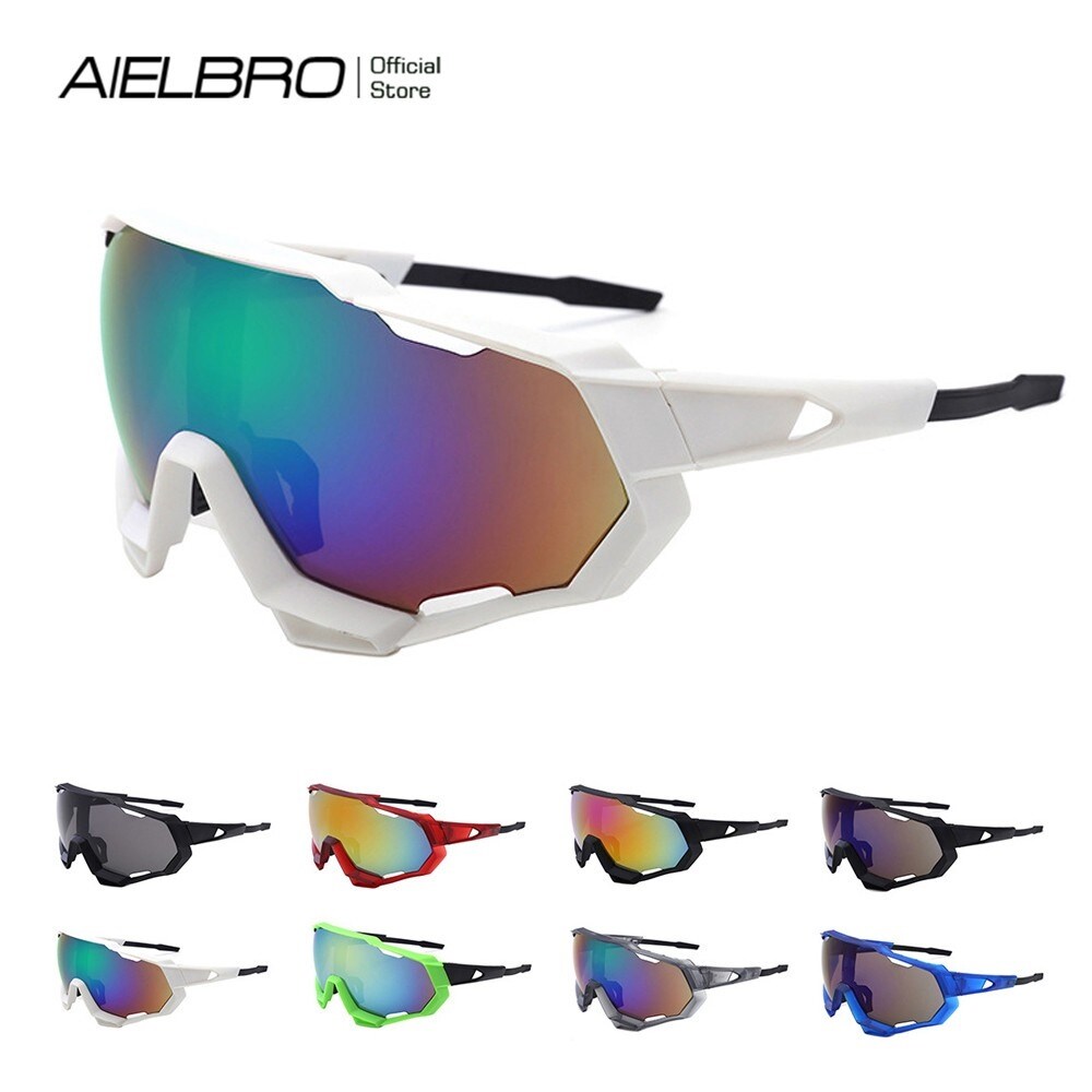 【A NEW】 AIELBRO Cycling Sunglasses MTB Bicycle Eyewear Outdoor Hikling Sport Fishing Goggle oculos gafas ciclismo hombre