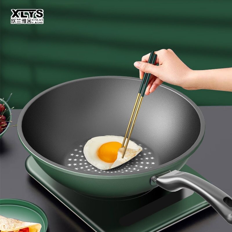 [XINLANYASHE frying pan Stir-fry pot, non-stick pan Frying pan, non-stick pan, cooking pot, induction cooker, household gas, general purpose,Frying pan, non-stick pan, cooking pot, induction cooker, household gas, general purpose,] ราคา 187 บาท*ส่งฟรี