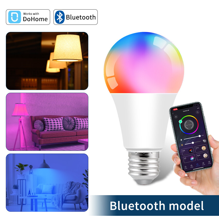 Flewwer bóng đèn thông minh Wifi 9W 12W 15W E27/RGB hoạt động ứng dụng smatlife/tuya