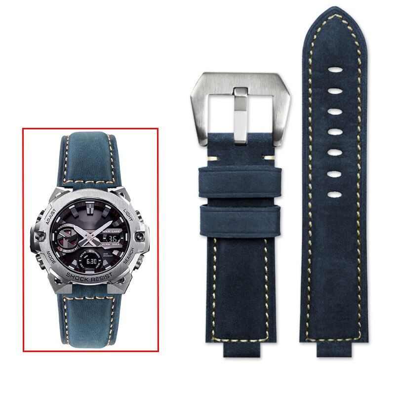 Dây Đeo Bằng Da Chính Hãng Cho Casio G-SHOCK GST-B400 GST-B200 Series Cổ Điển Cho Nam Frosted Đeo Ta