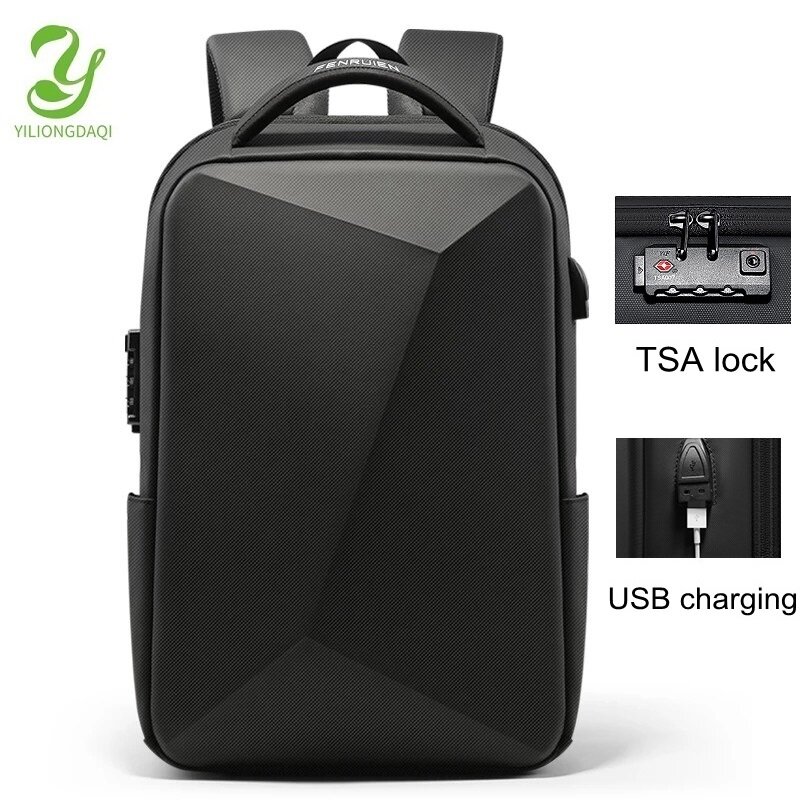 Ba Lô Nam Chống Trộm TSA 2020 YILIONGDAQI, Túi Đeo Vai Du Lịch Công Sở Lớn, Có Cổng Sạc USB, Đựng Laptop