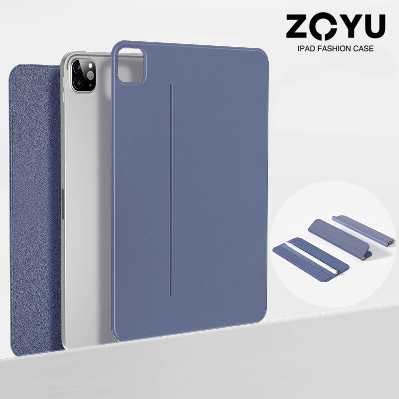 ZOYU iPad Case 3-in-1 Magnetic Detachable Case for iPad 2024 Pro 11 inch air 6 13 inch air 5th gen Air 4 pro 13 inch Mini 6 Pro 11 2018 ipad casing Smart Case Cover Auto Sleep/Wake Slim Case Borderless Case