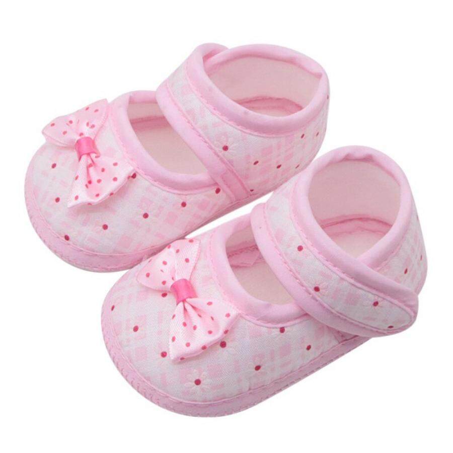 Twicebabyเด็กทารกหญิงแรกเกิดรองเท้าน่ารักโบว์เจ้าหญิงเด็กรองเท้า0-18เดือนเด็กวัยหัดเดินรองเท้า