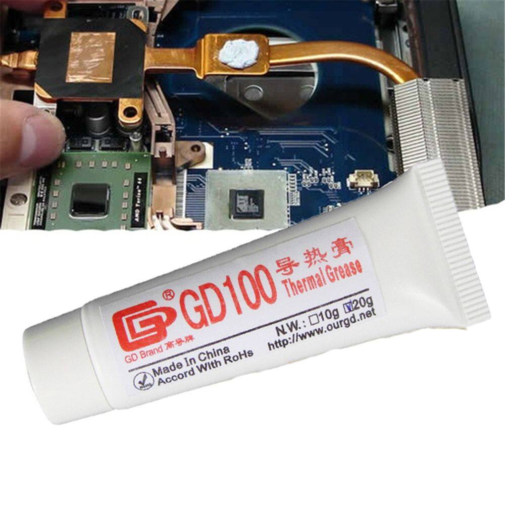 Mỡ tản nhiệt làm mát truyền nhiệt màu trắng cho cpu gpu cyi47 gd100 20 gram mỡ tản nhiệt thạch cao