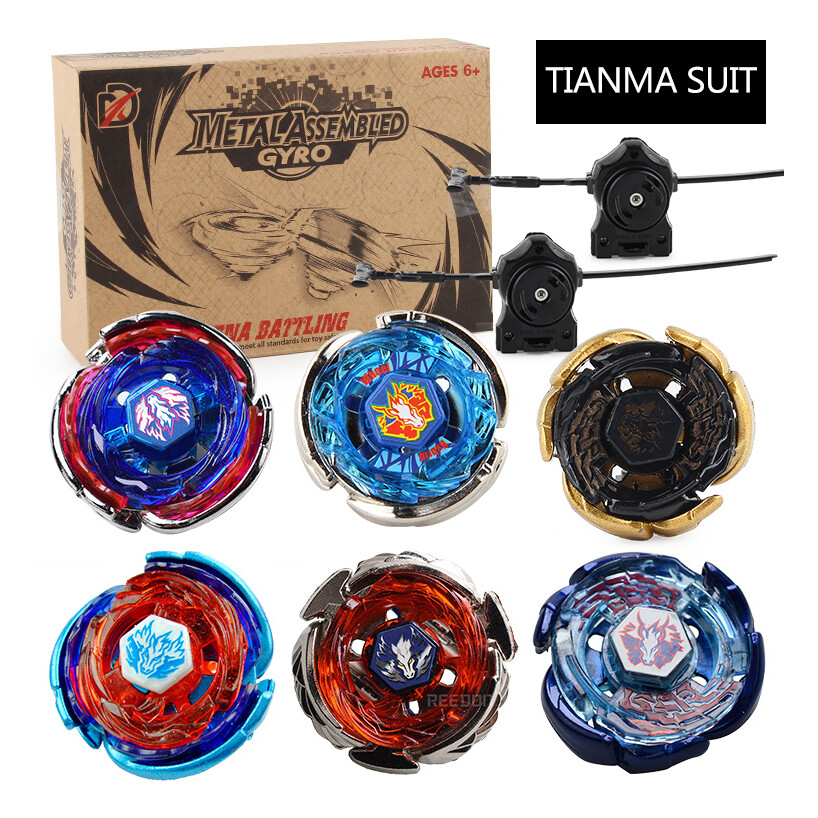 6 Con Quay Hồi Chuyển Hệ Thống 4D Beyblade Galaxy Pegasis Metal Fury Masters Hợp Kim Với 2 Bệ Phóng Quà Tặng Trẻ Em Trẻ Em