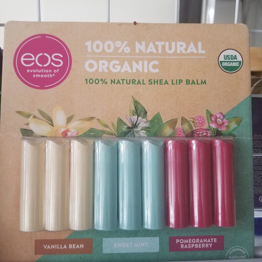 Lẻ son dưỡng môi hữa cơ eos usda organic smooth lip balm mỹ - siêu thị mới shop