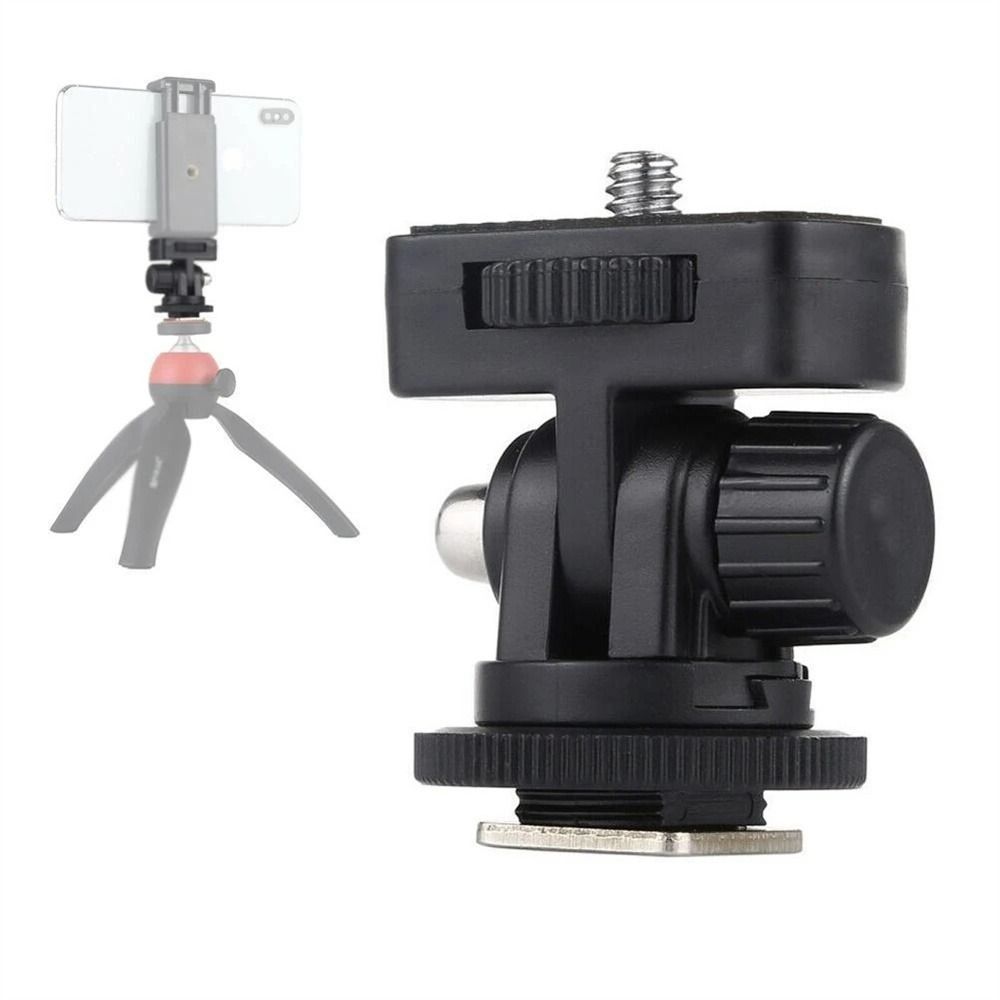 Mnlxm phụ kiện máy ảnh thiết bị chụp ảnh 1/4 inch vít điều chỉnh khung đèn flash bộ chuyển đổi giá đỡ camera cho máy ảnh dslr chân máy bộ chuyển đổi lắp ráp giá ba chân bộ chuyển đổi gậy selfie
